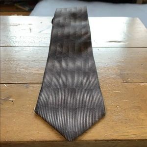 EUC Black and Grey Arrow Tie